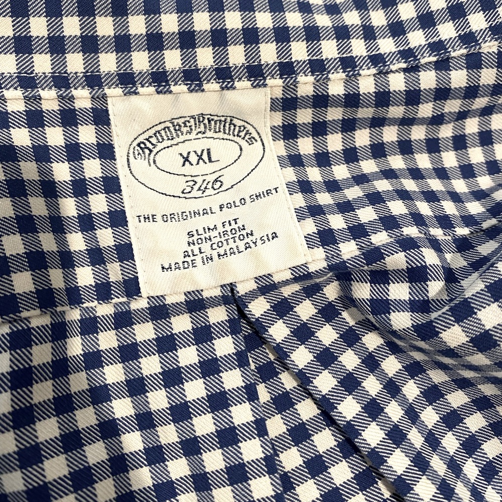 Brooks Brothers XXL blue checkered